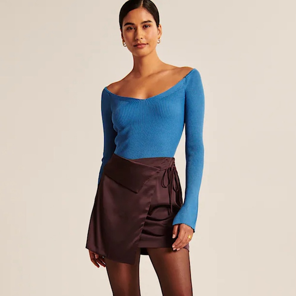 Wrap Mini Skirt